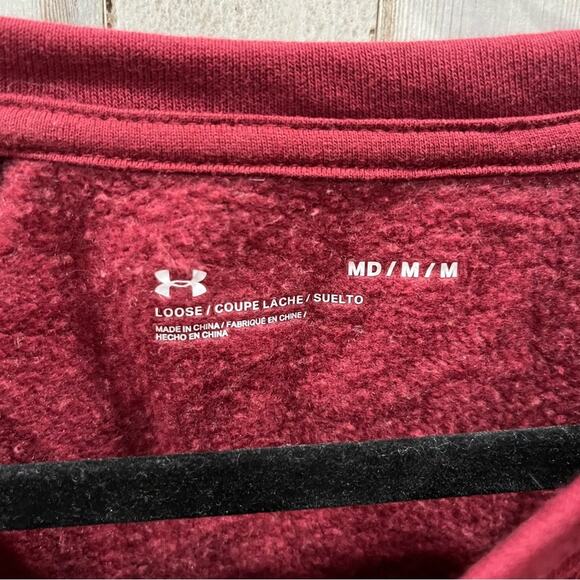 UNDER ARMOUR Chinese New Year Rival Fleece Crew Neck Sweatshirt w/pockets - Picture 3 of 11